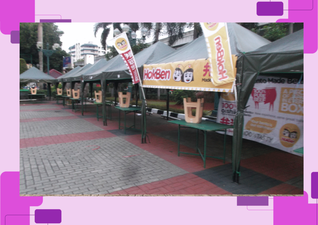 Tenda promosi lipat Zein Event di acara pameran Jakarta