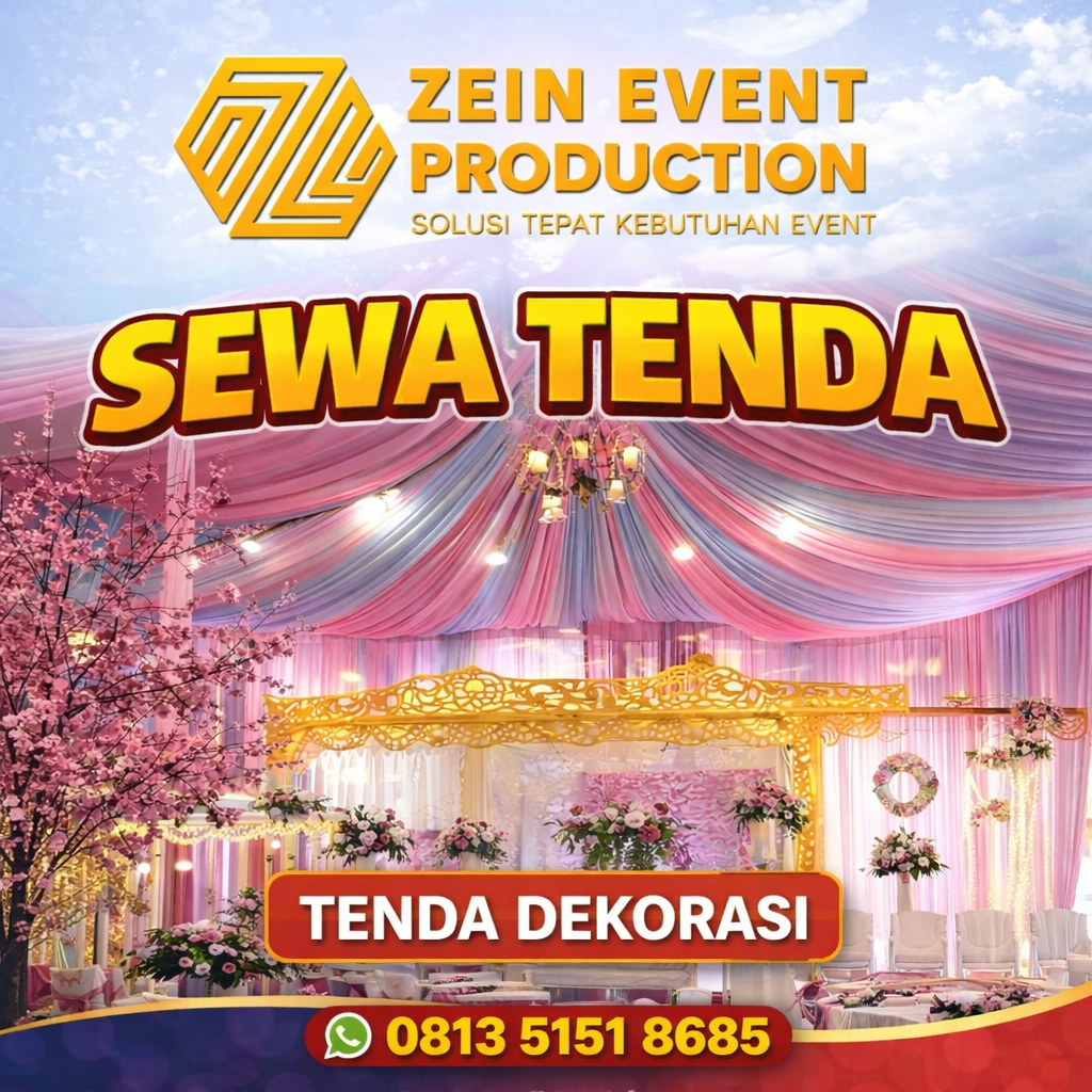 Sewa Tenda Jakarta Barat untuk Event dan Bazar - Zein Event Production