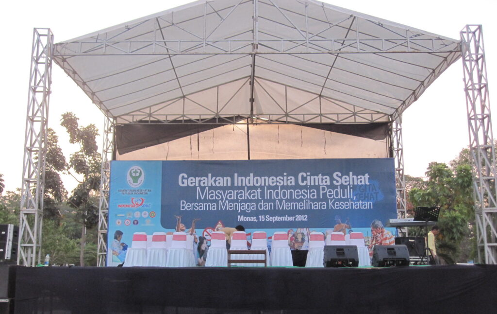 panggung semi rigging zein event
