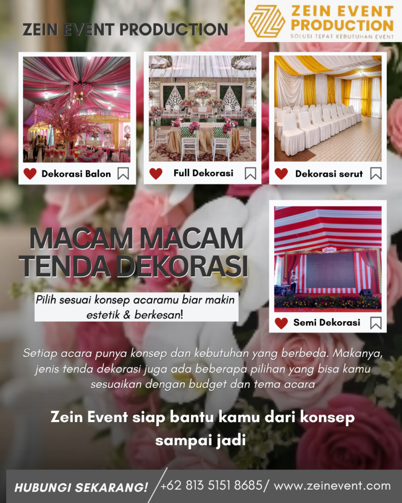 tenda dekorasi