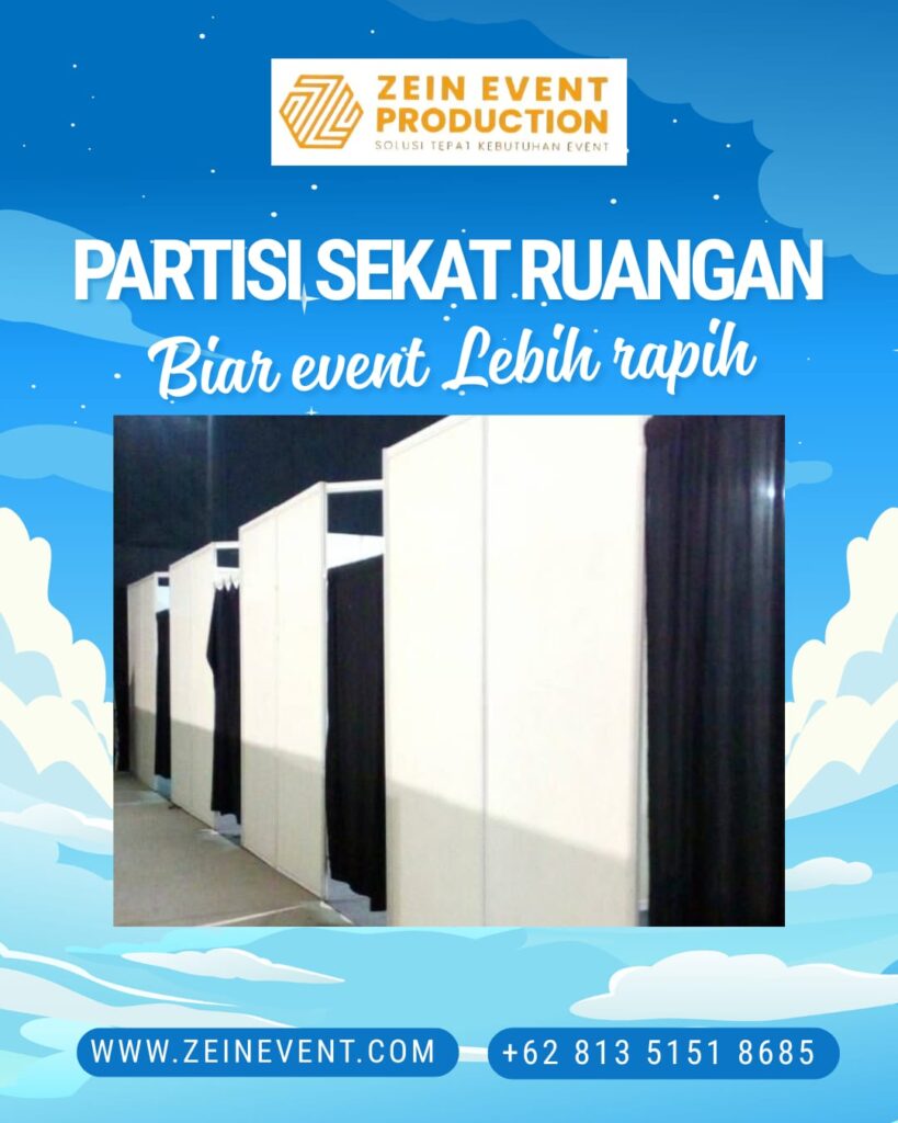 Partis sekat ruangan zein event