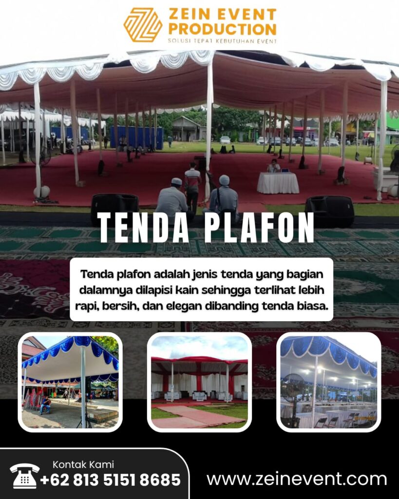 Tenda Plafon Zein Event