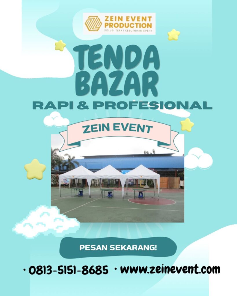 tenda bazar zein event