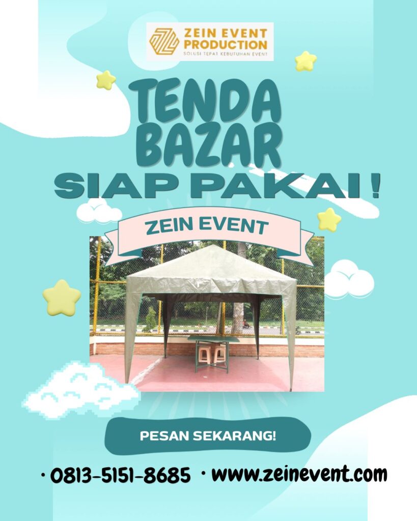 tenda bazar zein event