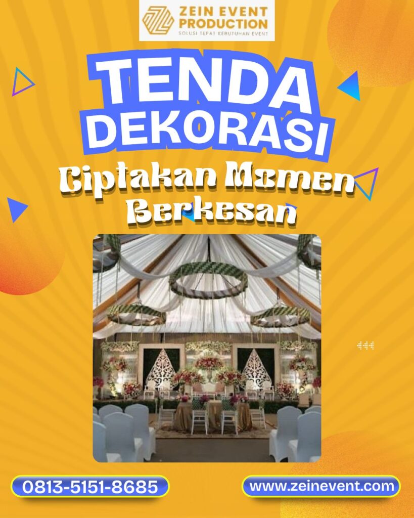 tenda dekorasi zein eventt