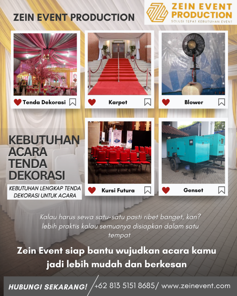 Tenda dekorasi
