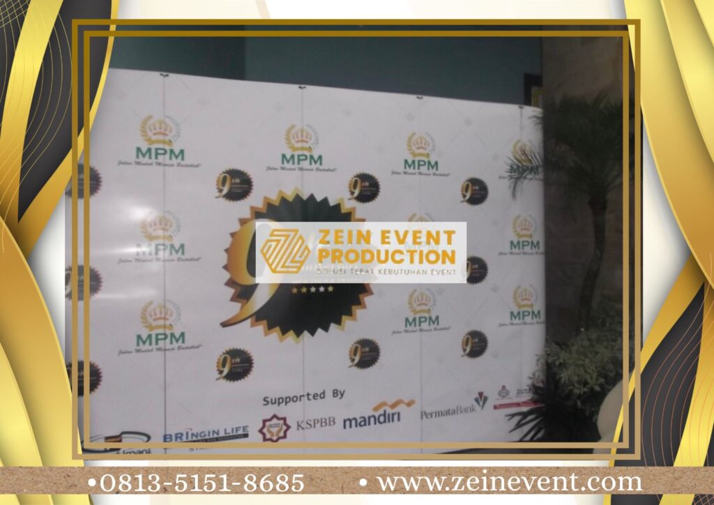 Partisi backdrop zein event