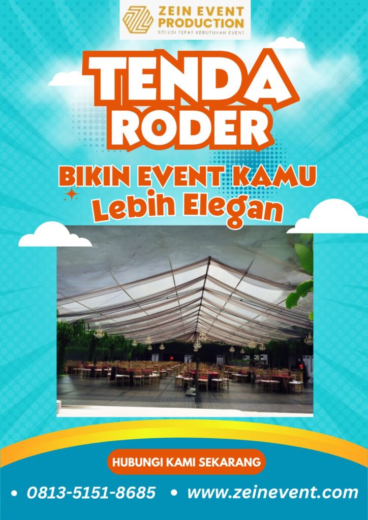 tenda roder zein event