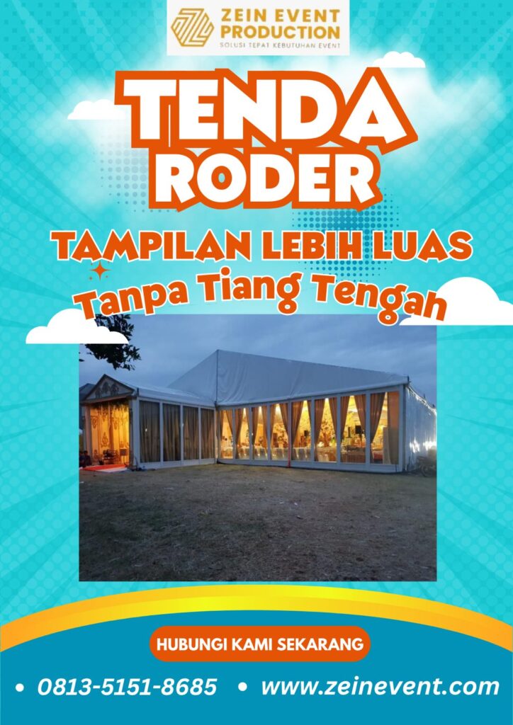 tenda roder zein event