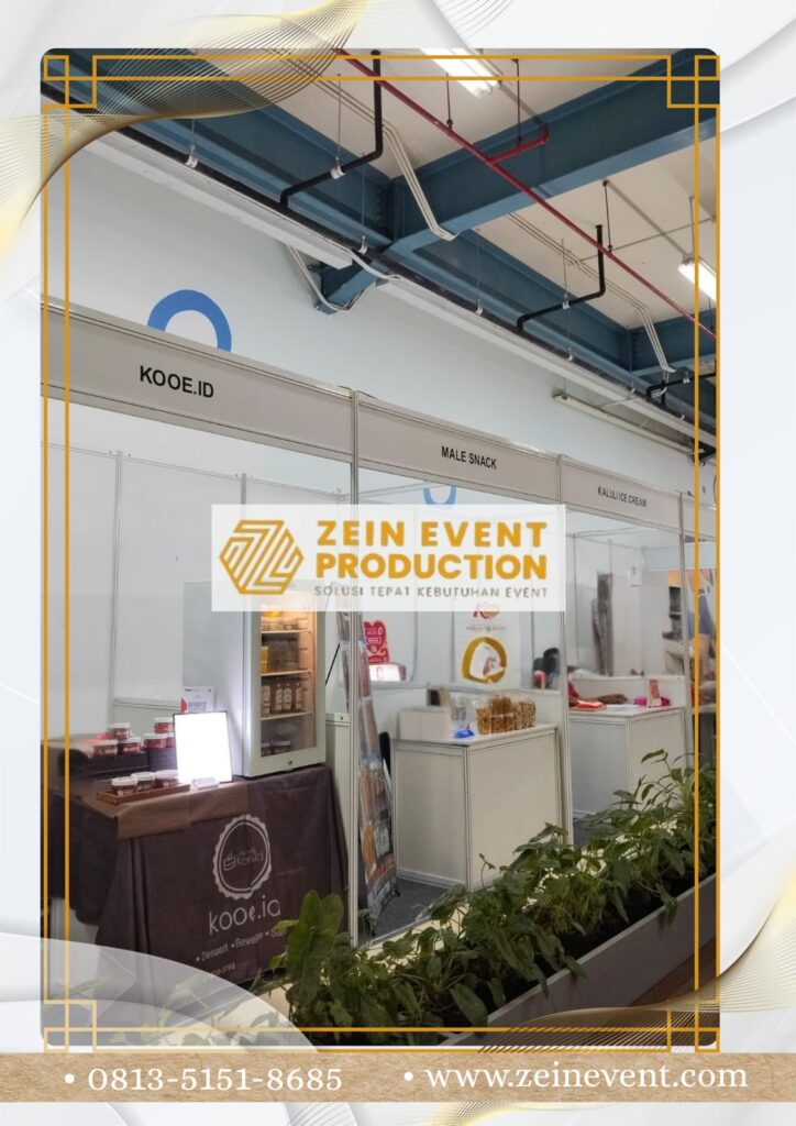 partisi booth zein event