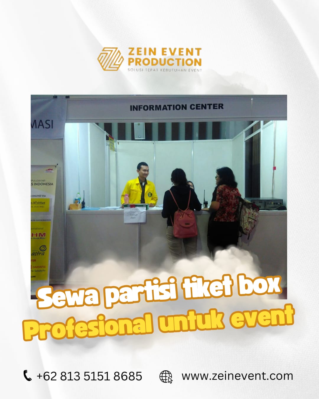 partisi tiket box zein event