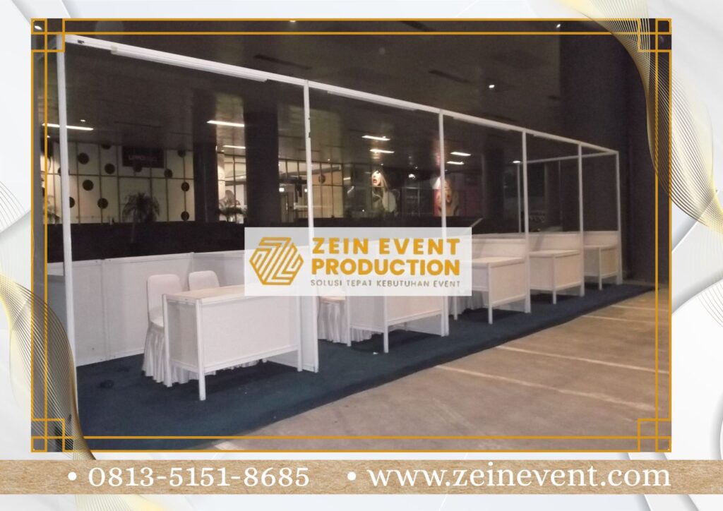 sewa partisi booth zein event