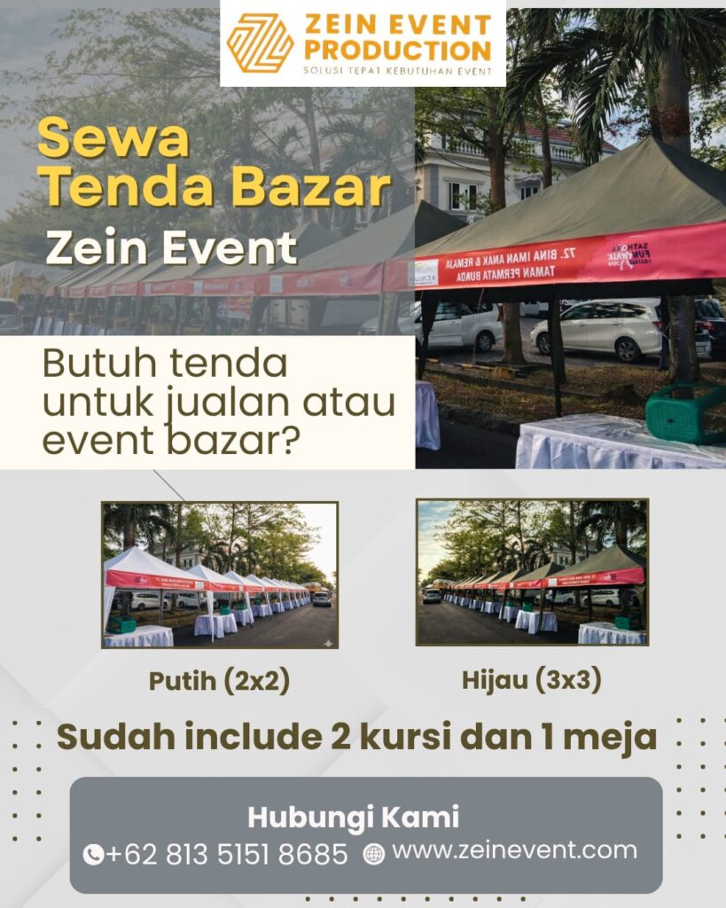 tenda bazar zein event