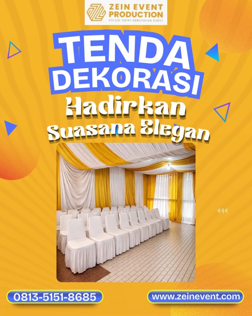 tenda dekorasi zein eventt
