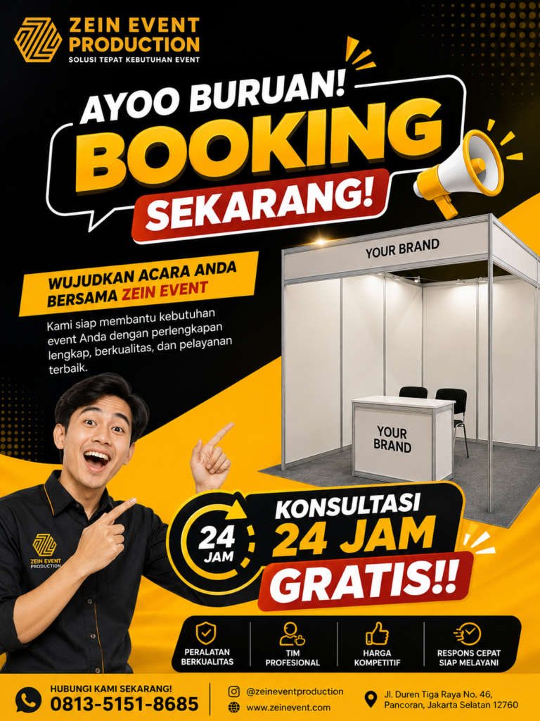 Vendor sewa partisi booth depo .