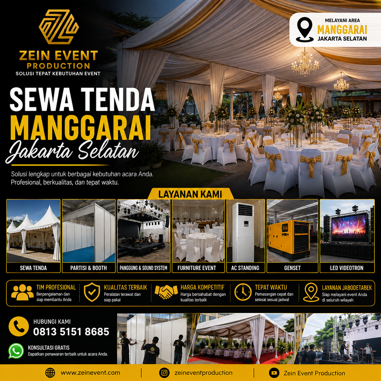 jasa sewa tenda manggarai