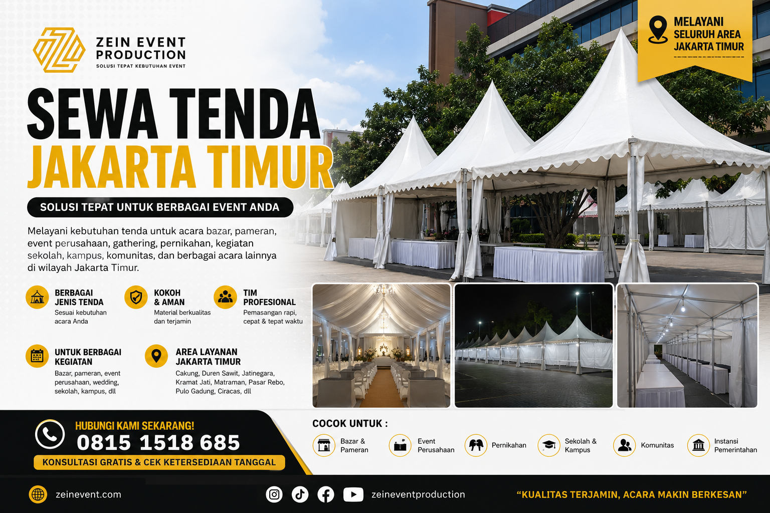 sewa tenda jakarta timur