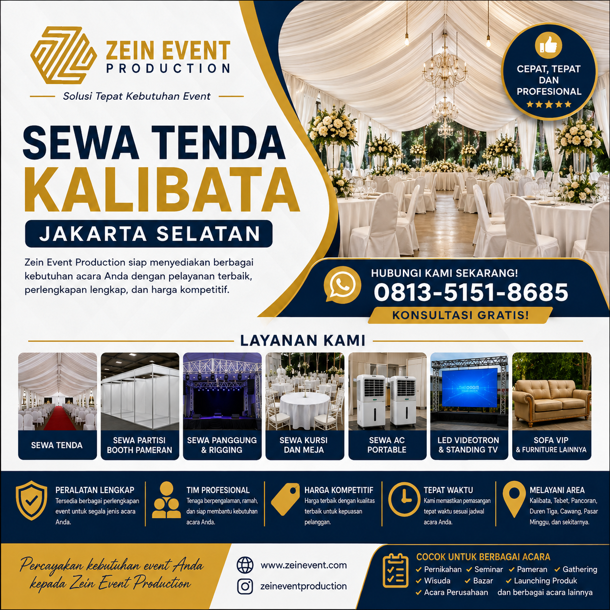 sewa tenda kalibata jakarta selatan