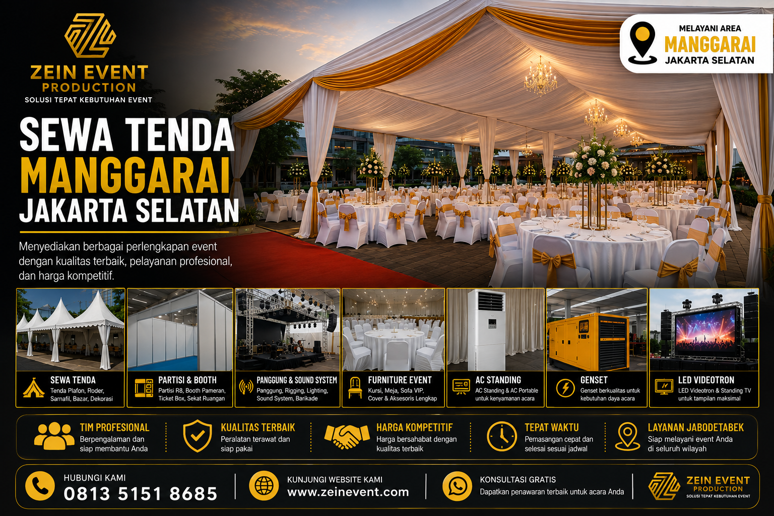 jasa sewa tenda manggarai