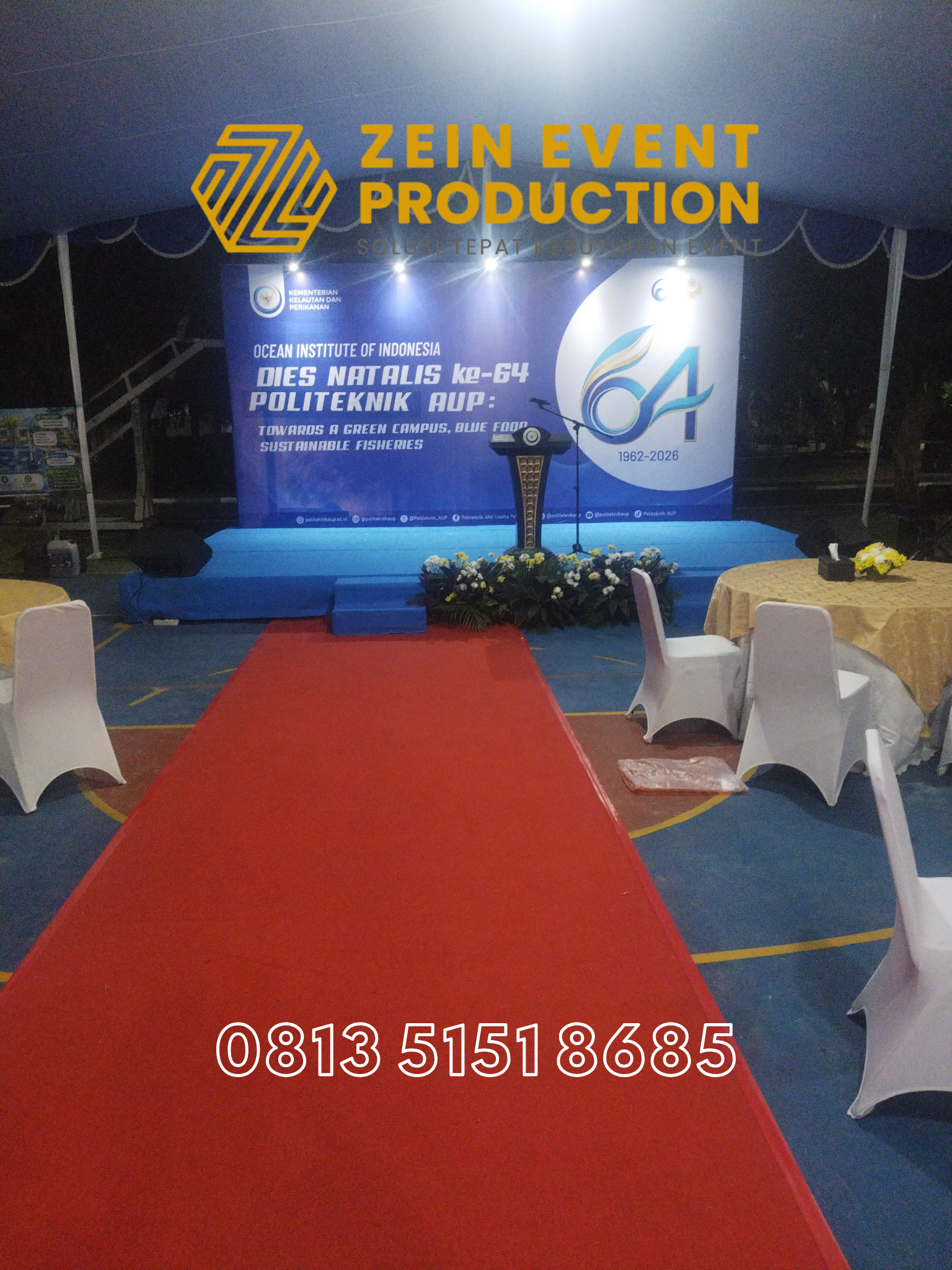 zein support Dies Natalis ke-64 Politeknik AUP