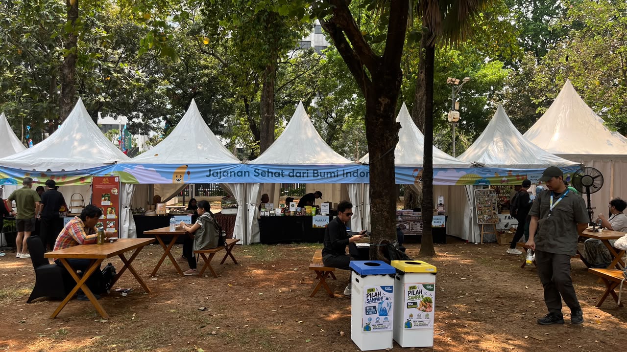 Perlengkapan tenda event untuk festival dan bazar di Jakarta Pusat